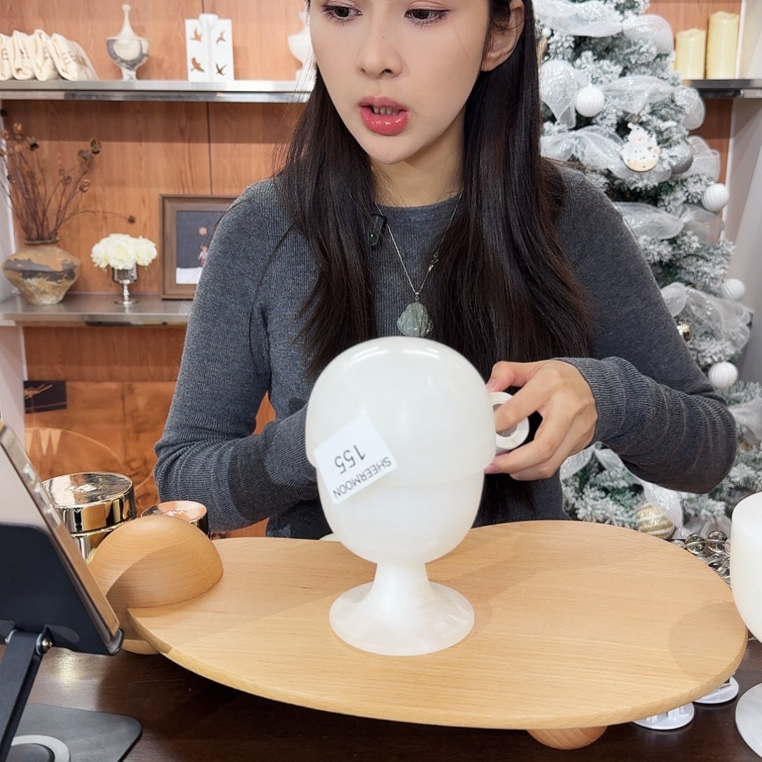 大理石155白玉罐子