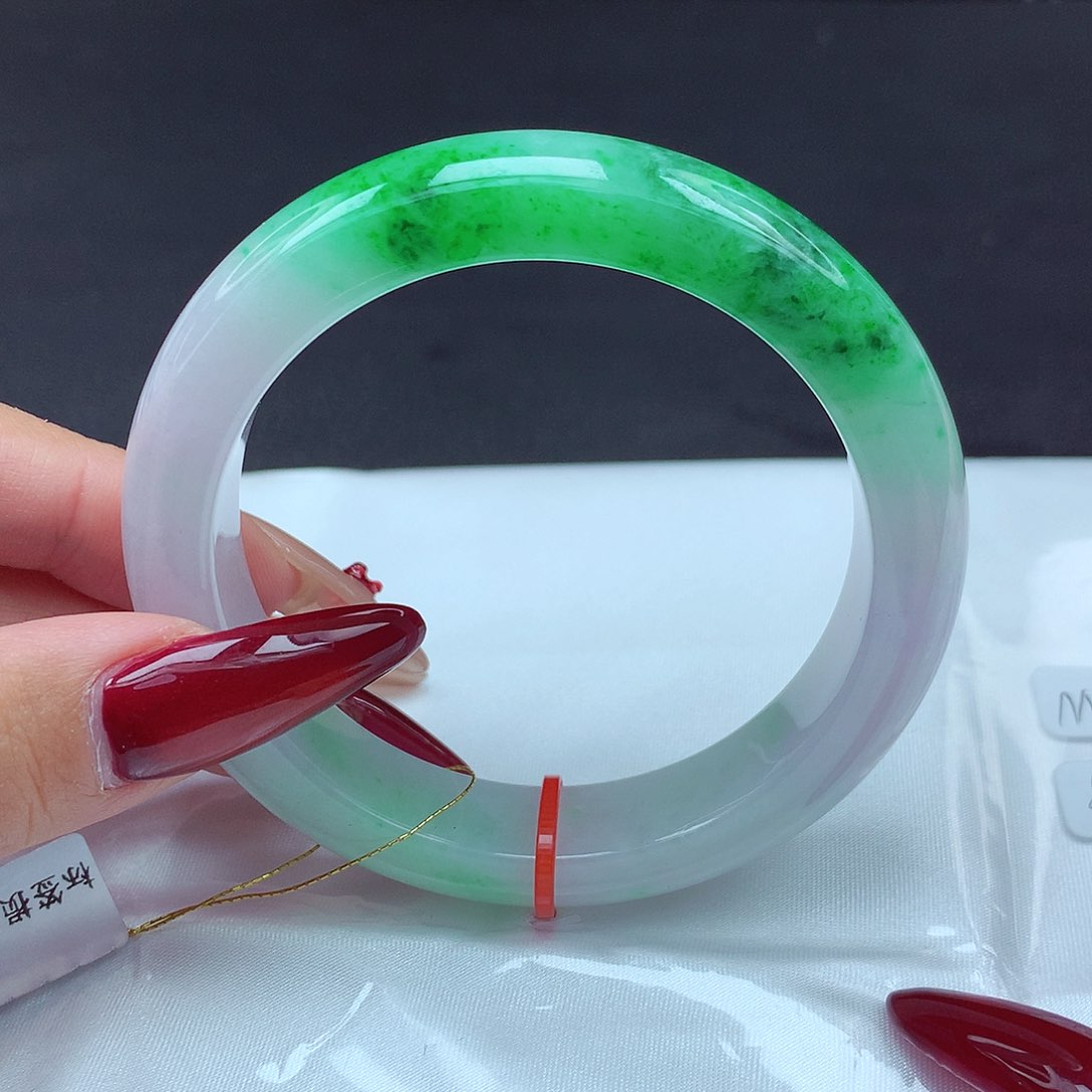 未镶嵌手镯翡翠56圈043