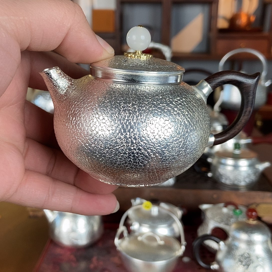 胡***胡纯手工制作茶壶泡茶银衣壶