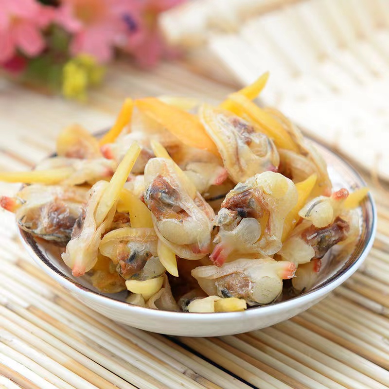 [七分干】丹东黄蚬子干无沙去内脏零食下酒菜原汁原味顺丰发货