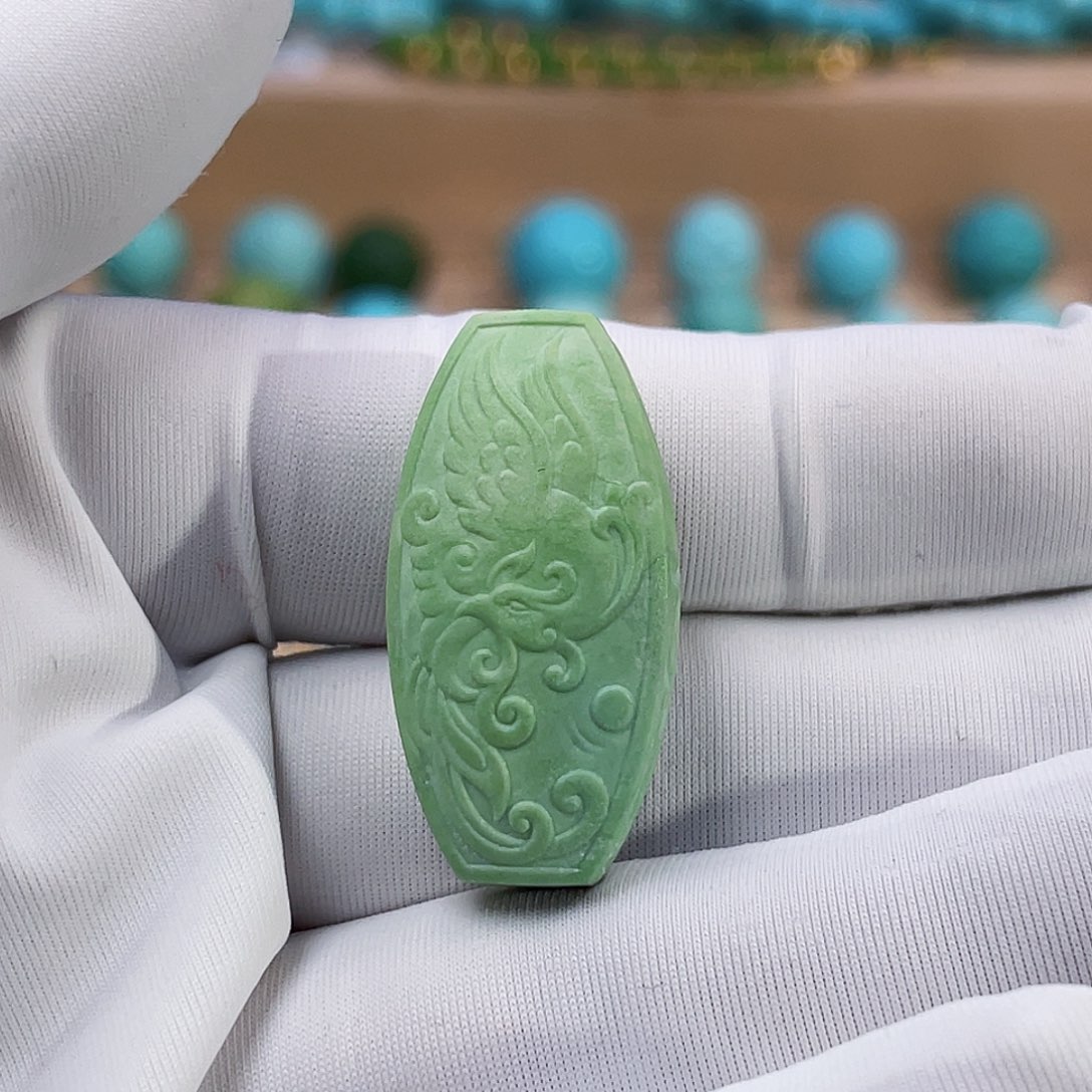 绿松石珠宝奇石未镶嵌