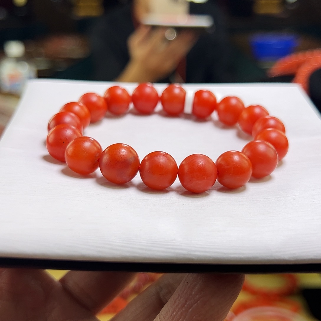 南红玛瑙未镶嵌多样性发一11mmmm哑光