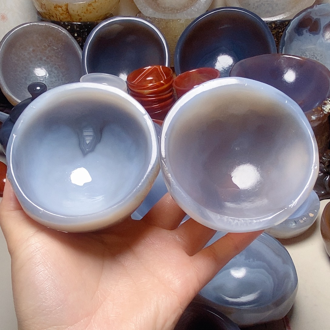 寒***静玛瑙/玉髓未镶嵌，