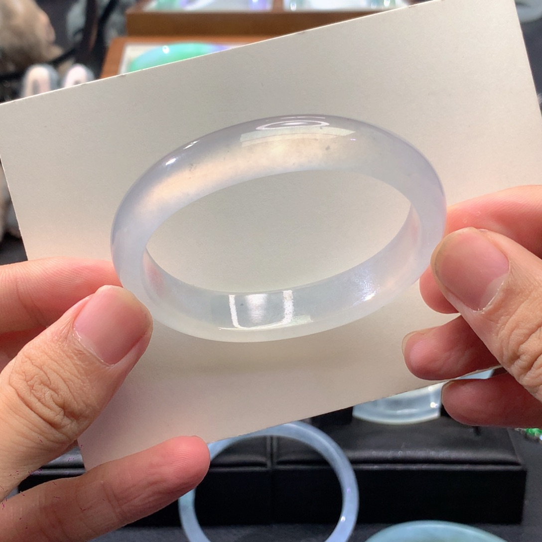 翡翠未镶嵌手镯大贵妃正圈55戴