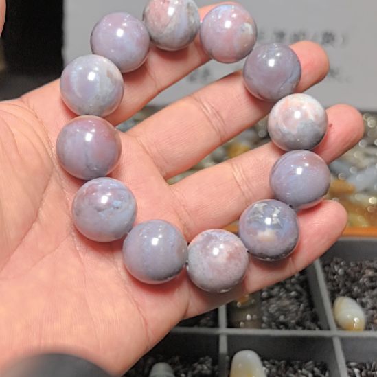 玛瑙/玉髓合金颈饰