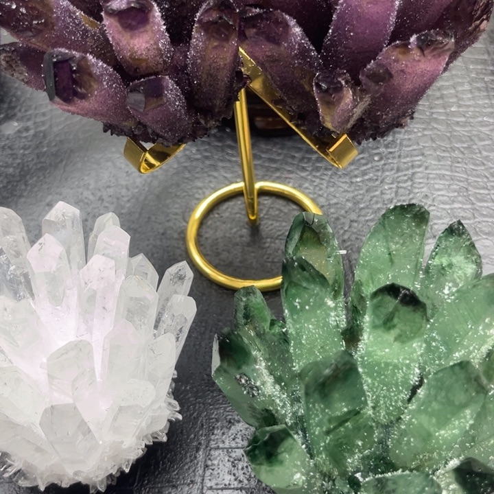 琉璃手工艺品诣**石晶簇