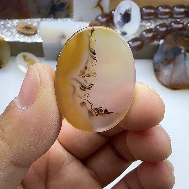 玛瑙/玉髓未镶嵌颈饰