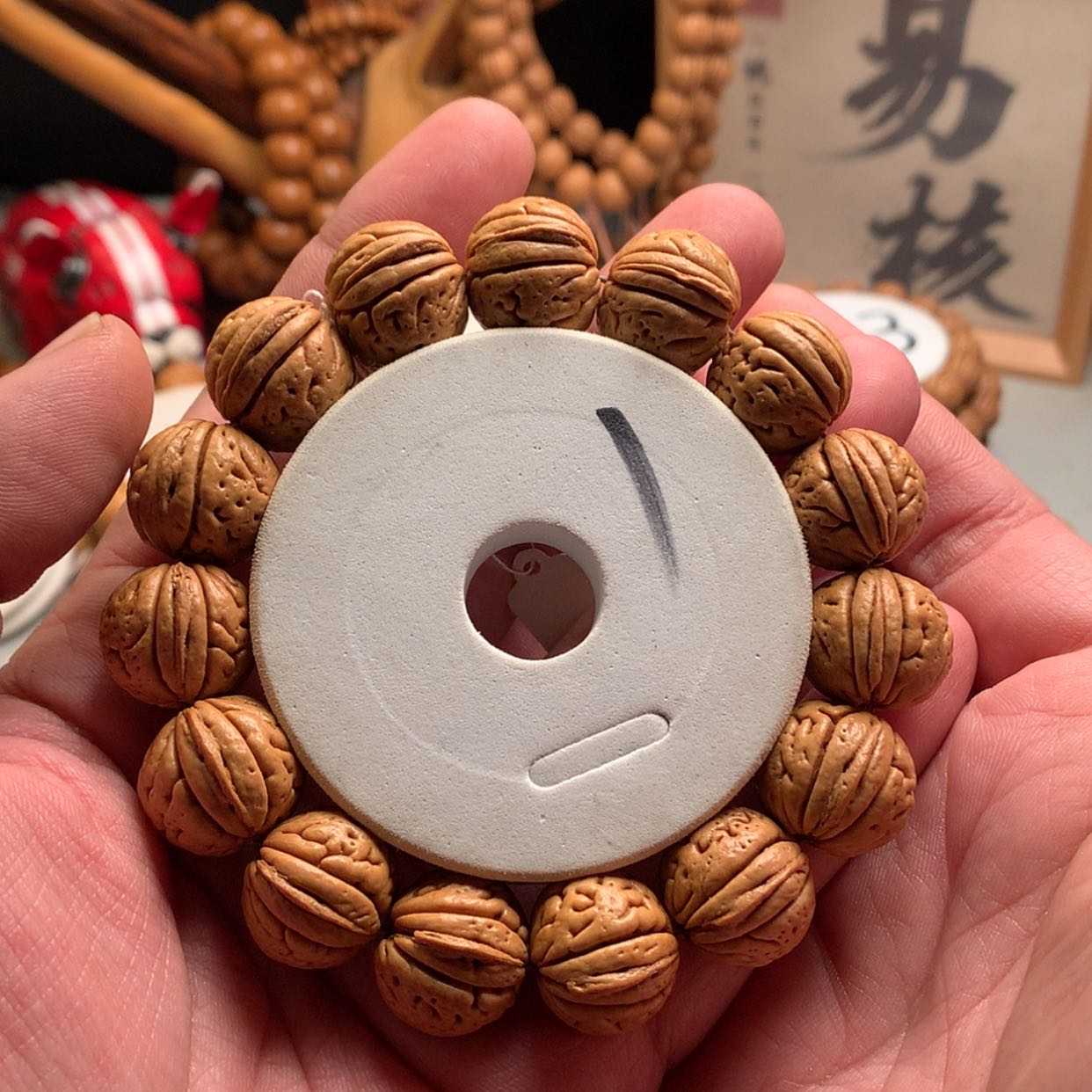 【闪购商品】桃核手串【金鱼肚】2.1桃核手串