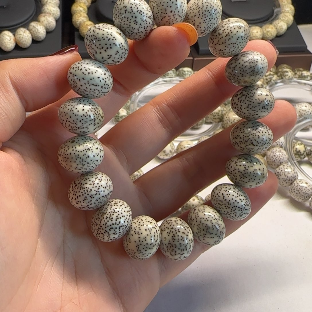 星月菩提吊坠自**风1613苹果圆