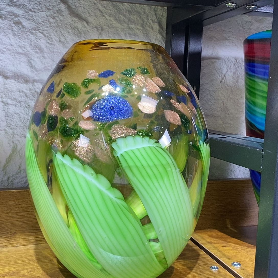 琉璃手工艺品精品花瓶3356787653322