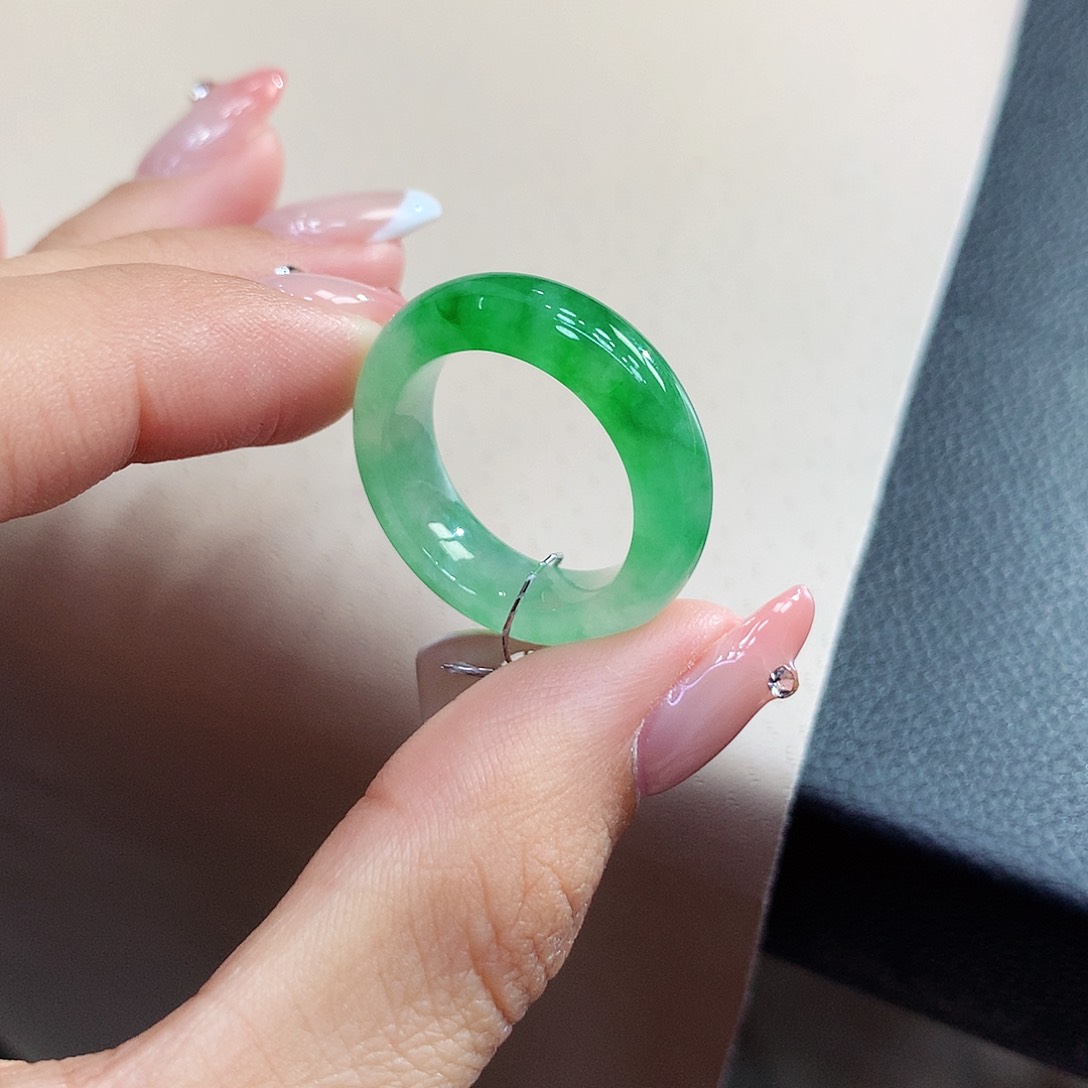 未镶嵌戒圈翡翠13.14号