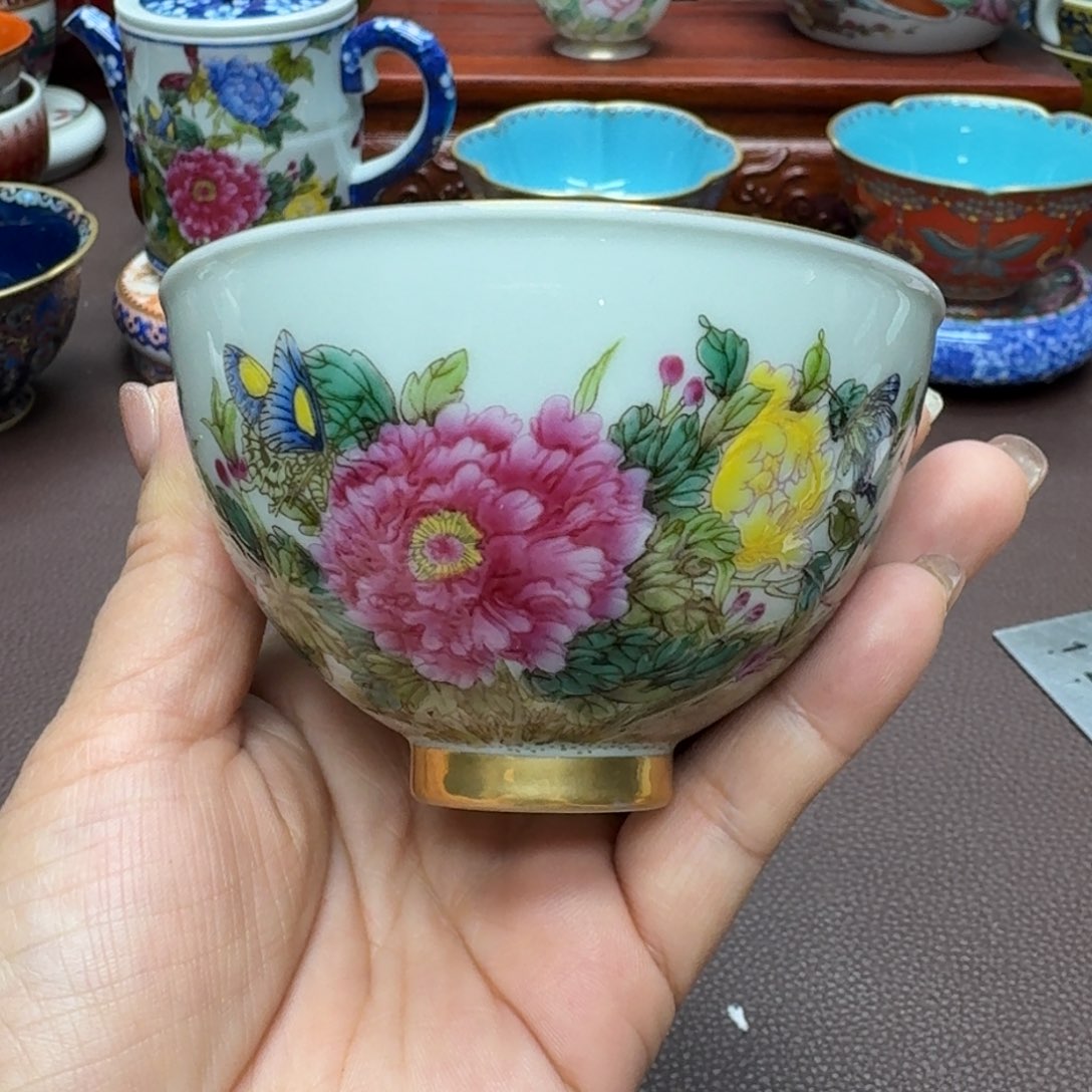 瓷片景德镇仿古手工制作精品展示
