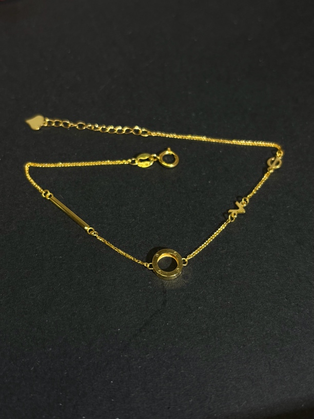 18k金配件  手链 卡