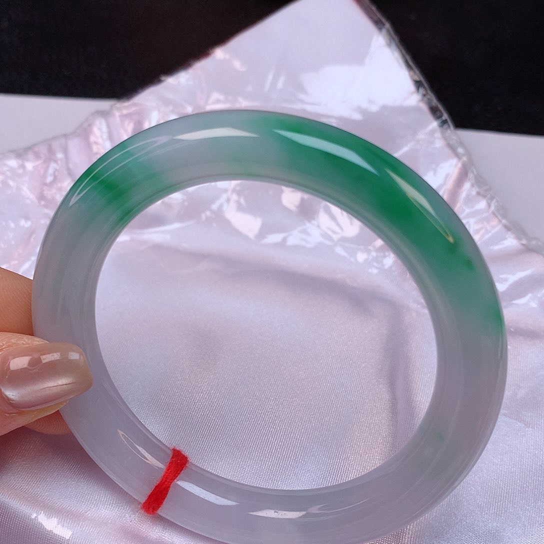 【闪购商品】翡翠手镯未镶嵌58圆条手镯