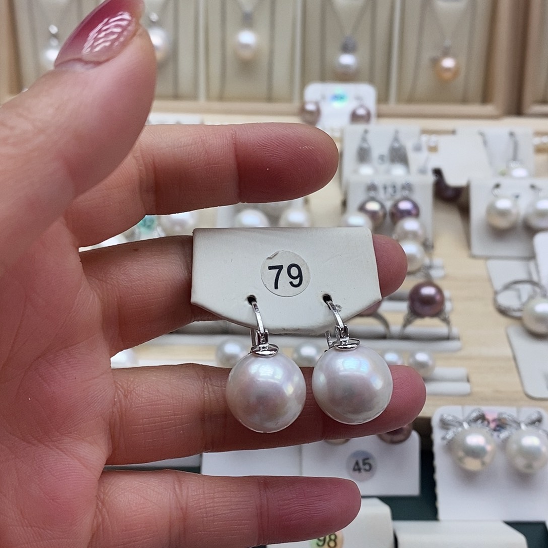 幸***人淡水珍珠银S925镶嵌颈饰