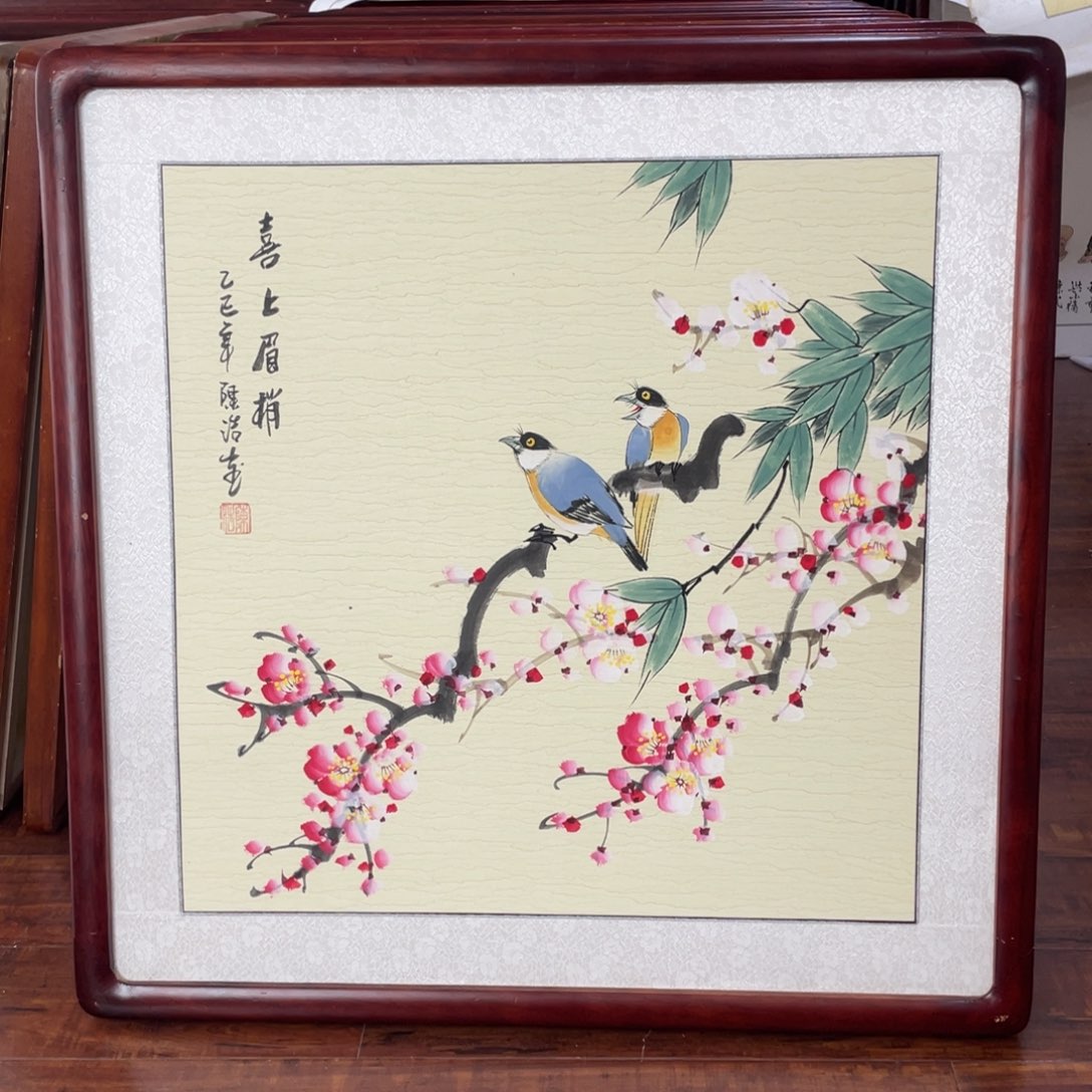 国画带框尺寸63*63厘米