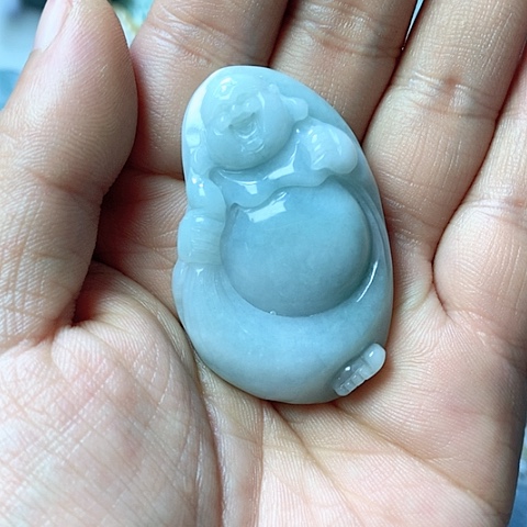 翡翠颈饰未镶嵌天然缅甸翡翠a货