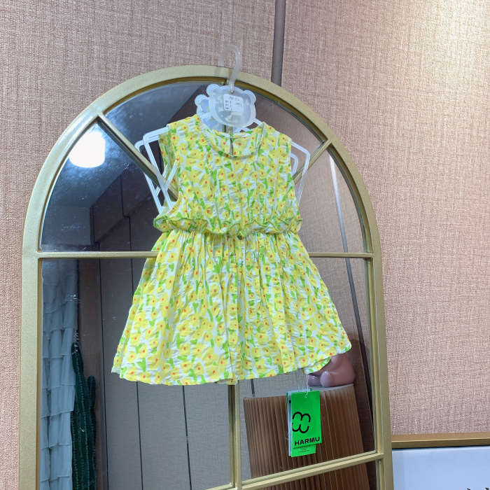 AN352    宝宝黄色短袖娃娃衫    夏款