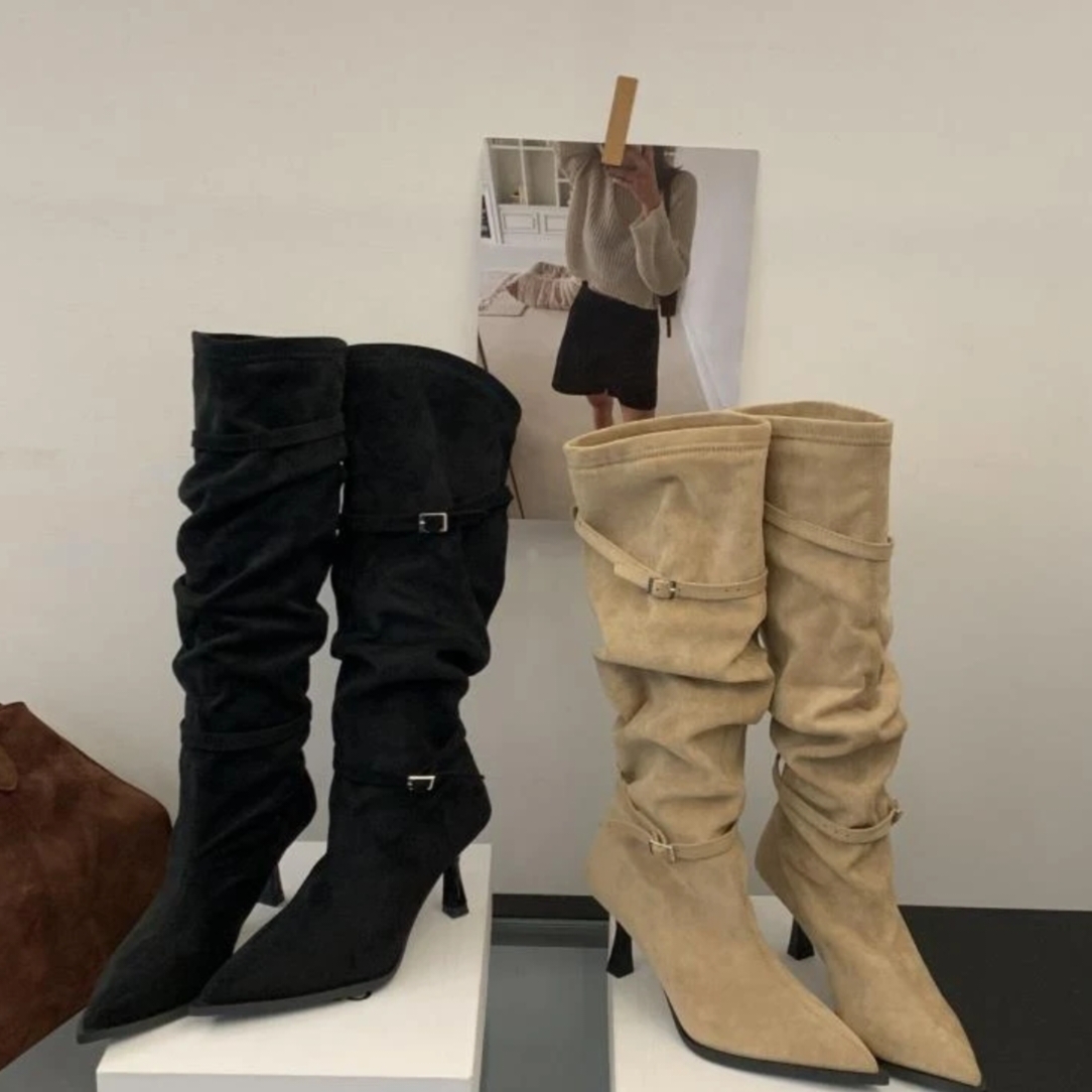 YBLH | 25秋冬·美拉德气质堆堆·时装靴5060-2