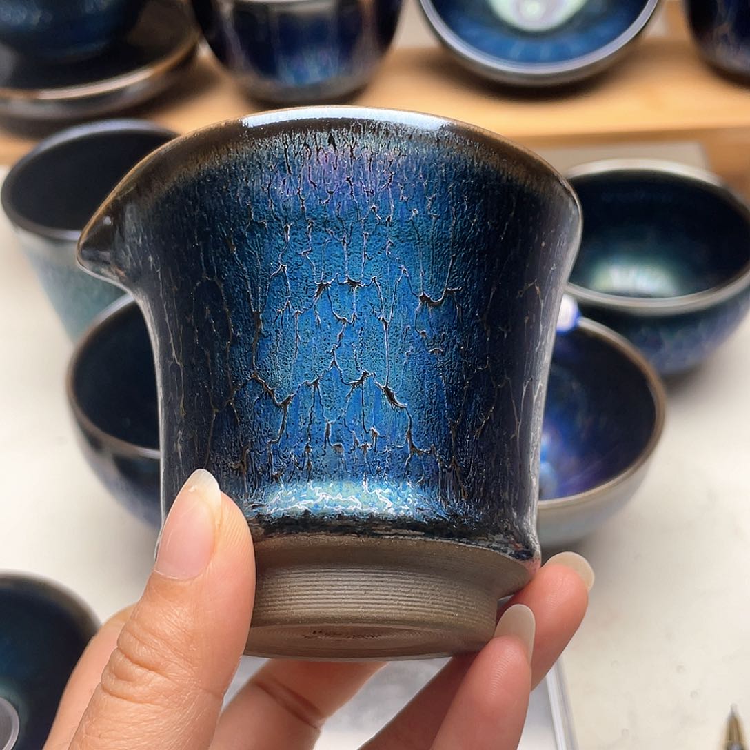 瓷星辰精品纯手工公道杯