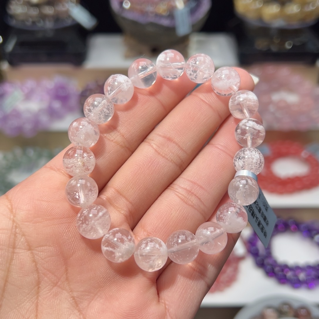 手串未镶嵌水晶我**我收藏级雪花幽灵10.8mm