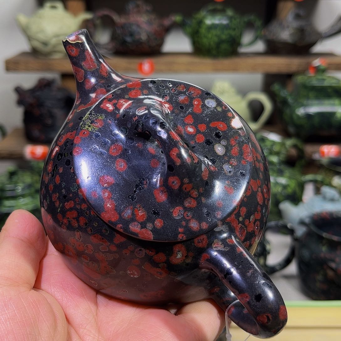 梅花玉景舟石瓢200cc茶壶