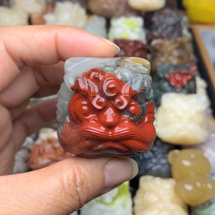 玛瑙/玉髓合金挂件