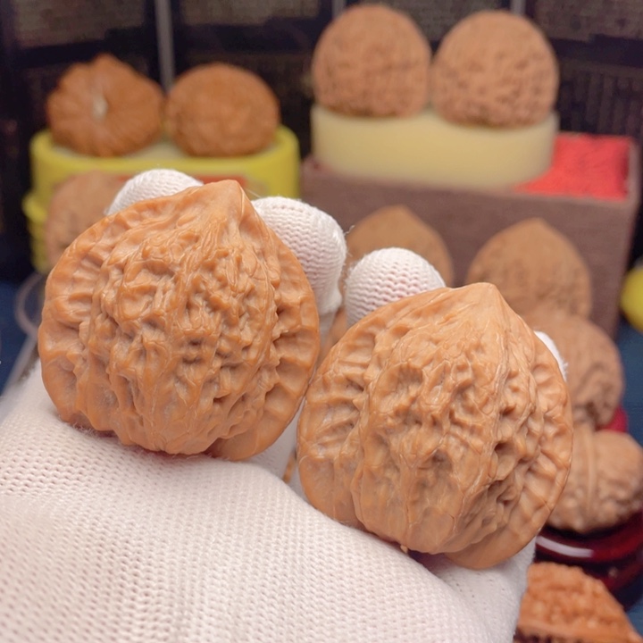 吊坠文玩核桃40桃心崔凯