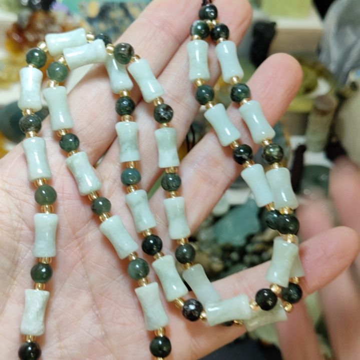 岫玉未镶嵌链子链子