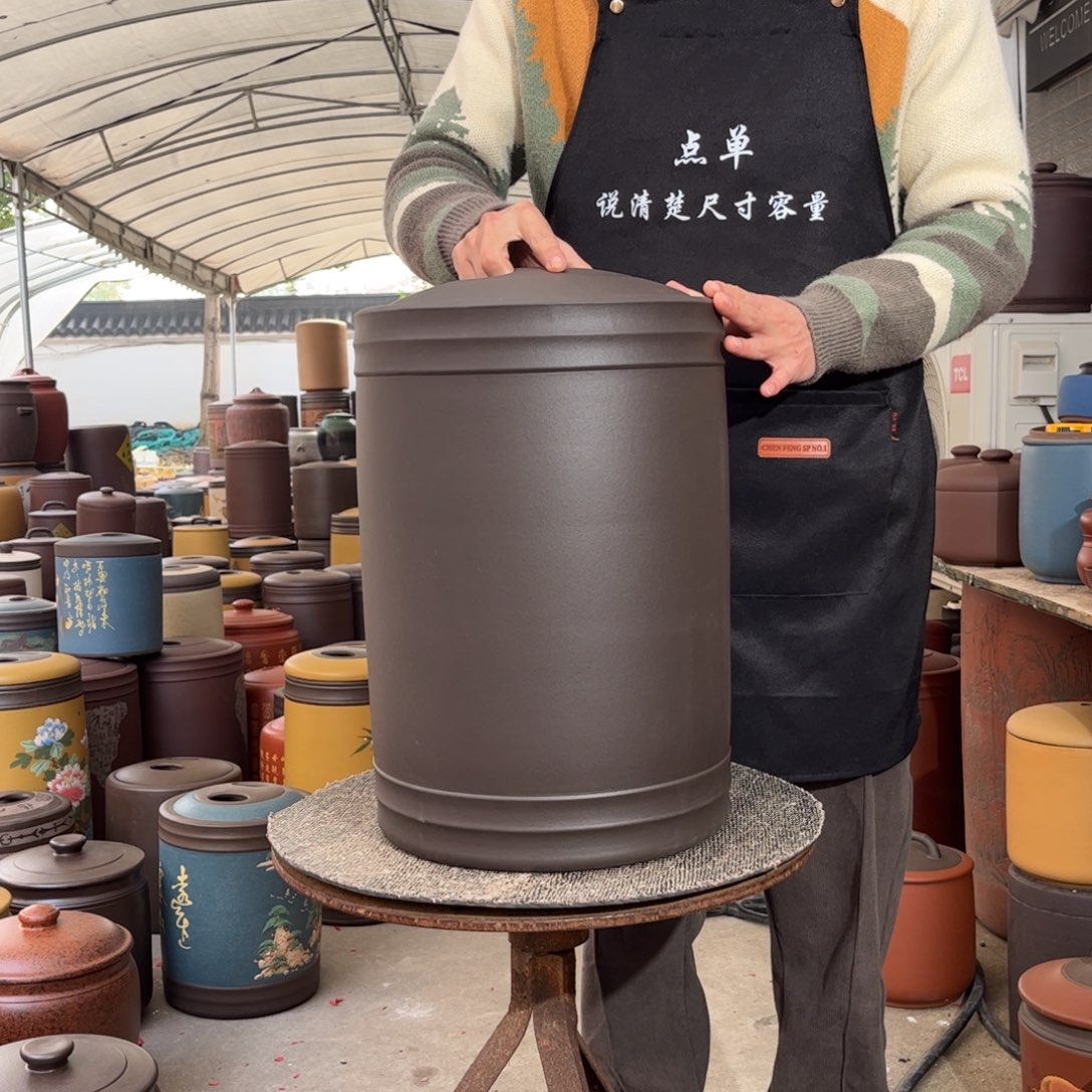 茶叶罐紫砂23 饼茶叶罐