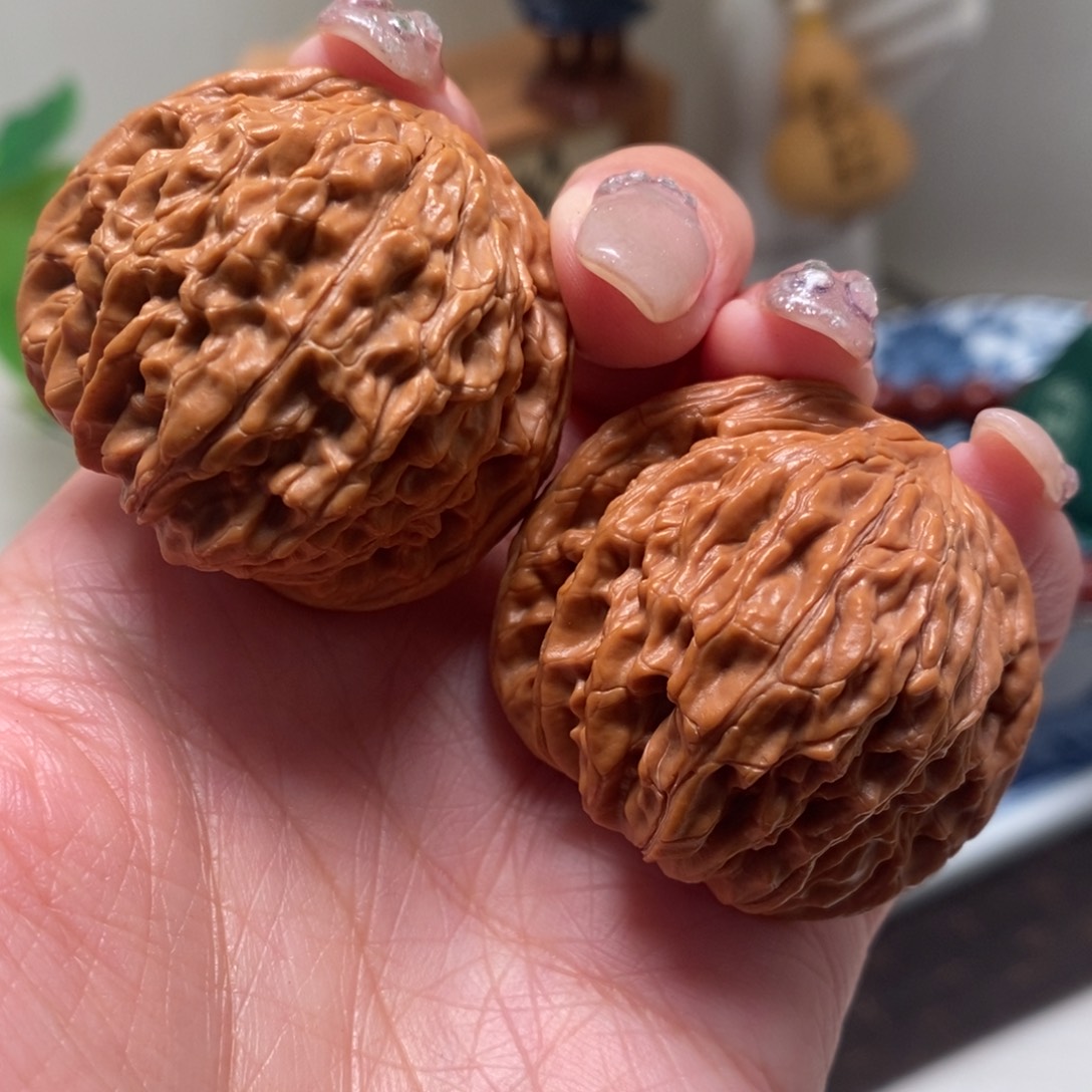 文玩核桃把件40尺寸全品磨盘