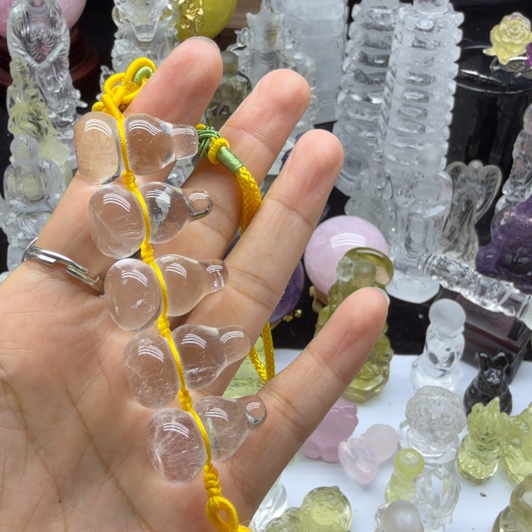 珠宝半成品水晶未镶嵌