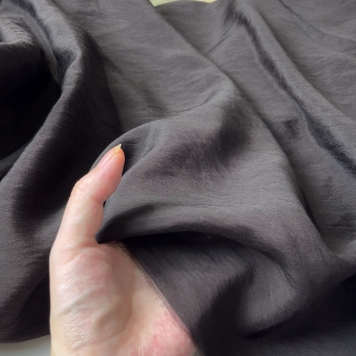 黑色天丝棉麻薄款透3米
