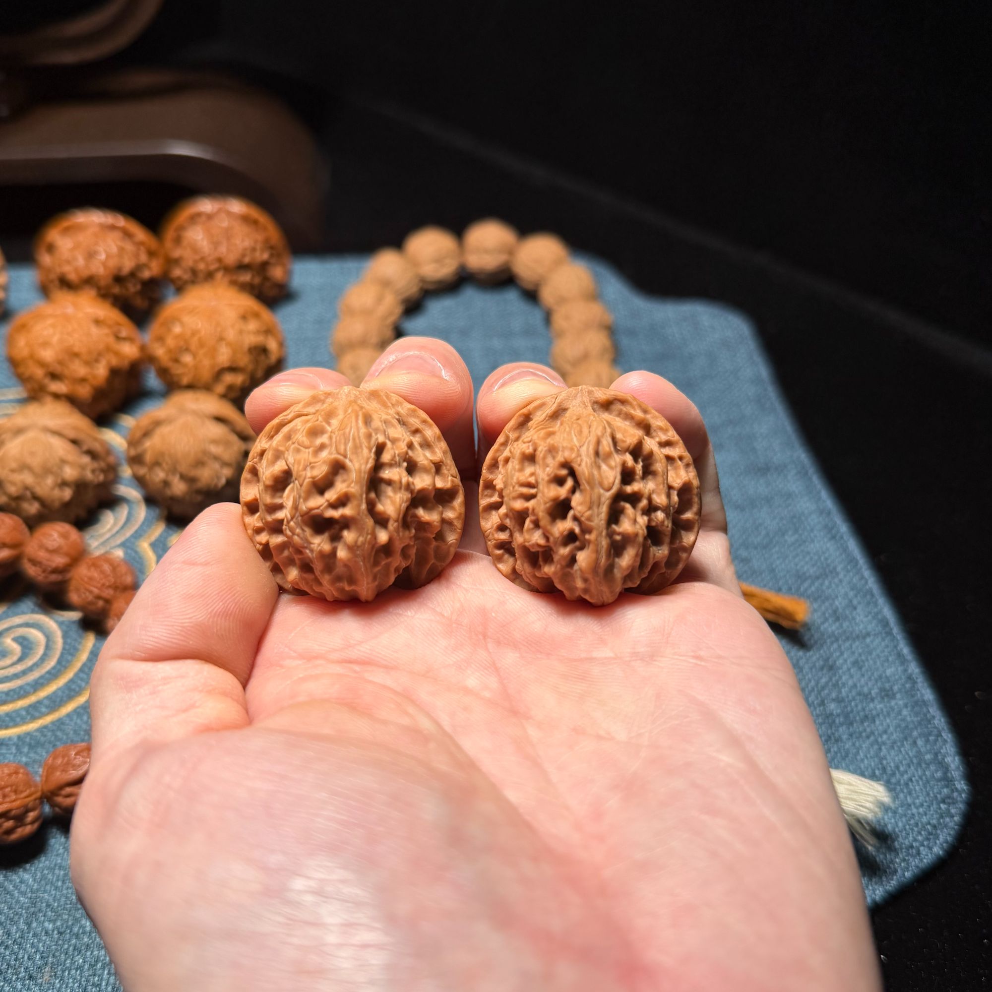 文玩核桃 苹果园 尺寸 35.7 全品