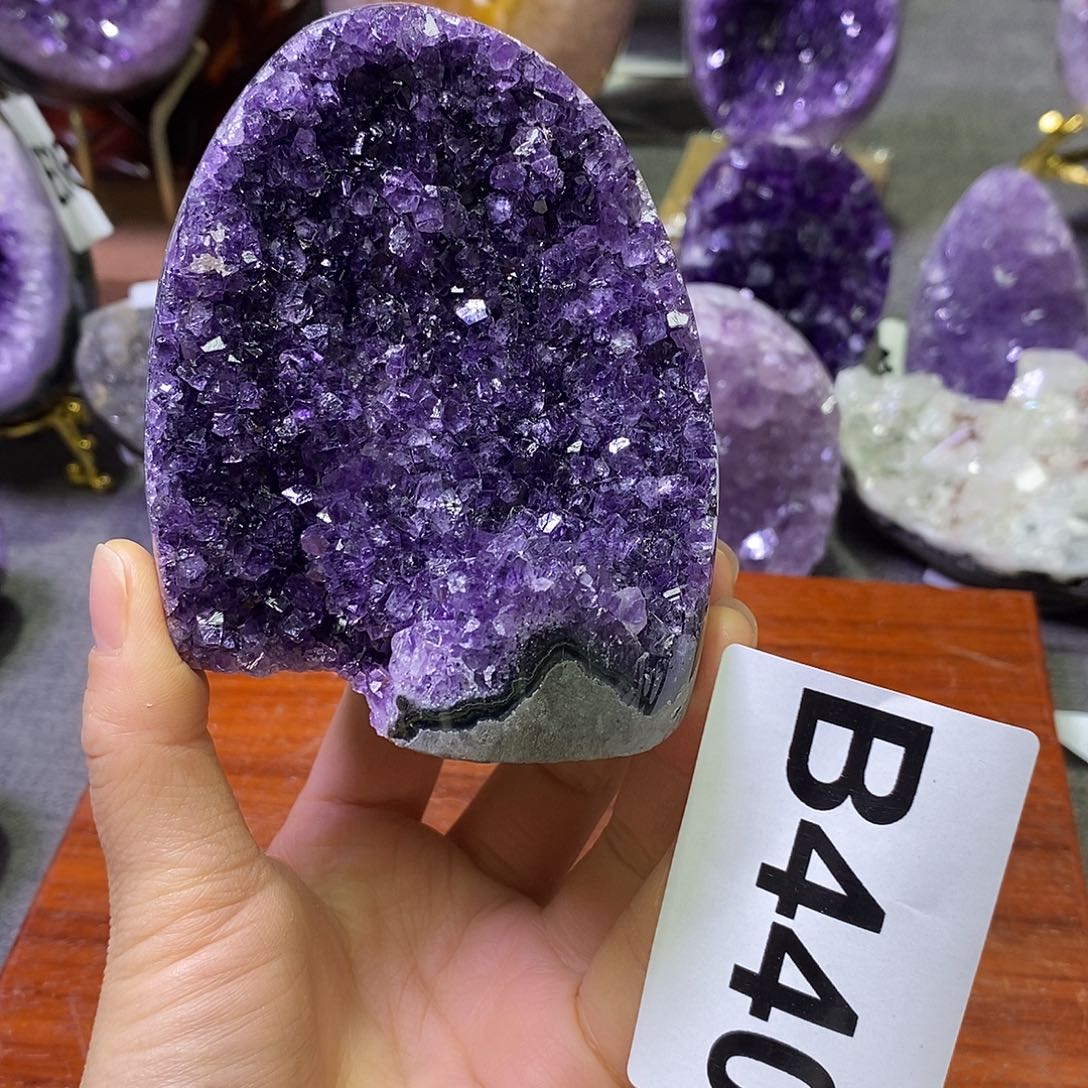 珠宝半成品紫晶未镶嵌