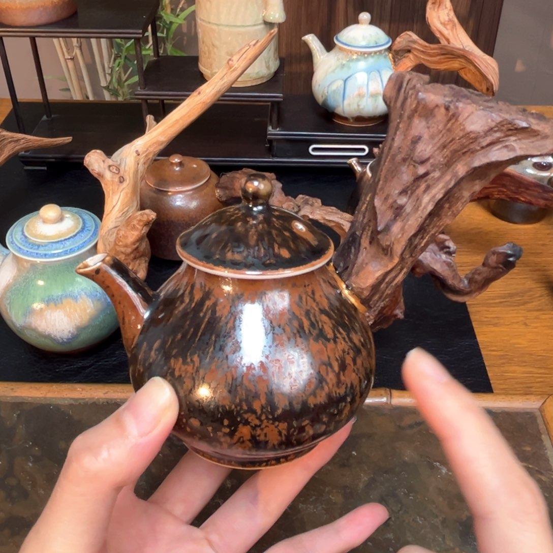 景德镇纯手工工艺柴烧小壶