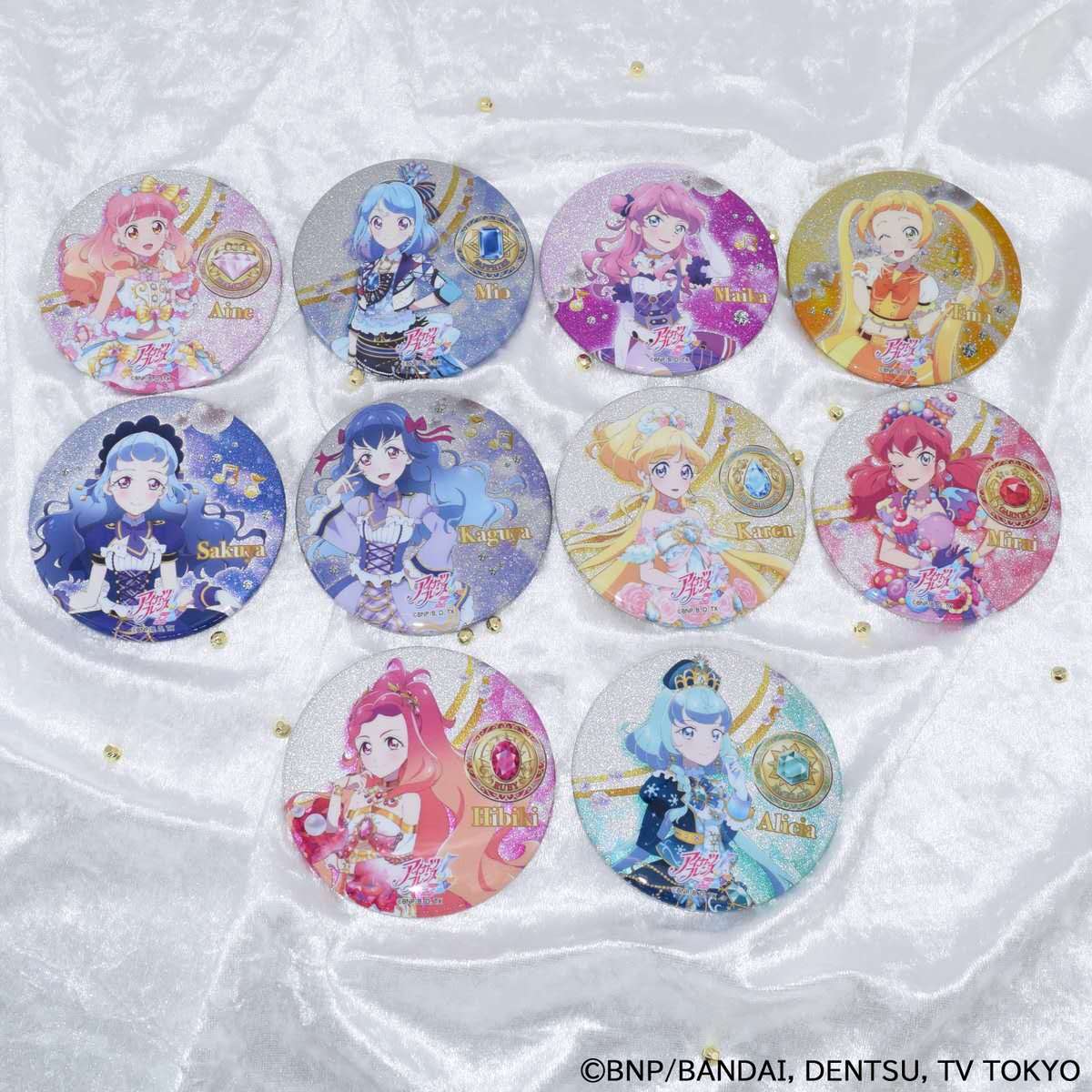 【偶像活动】友代复刻 大圆闪六角吧唧徽章 盲盒 未成年禁止下单