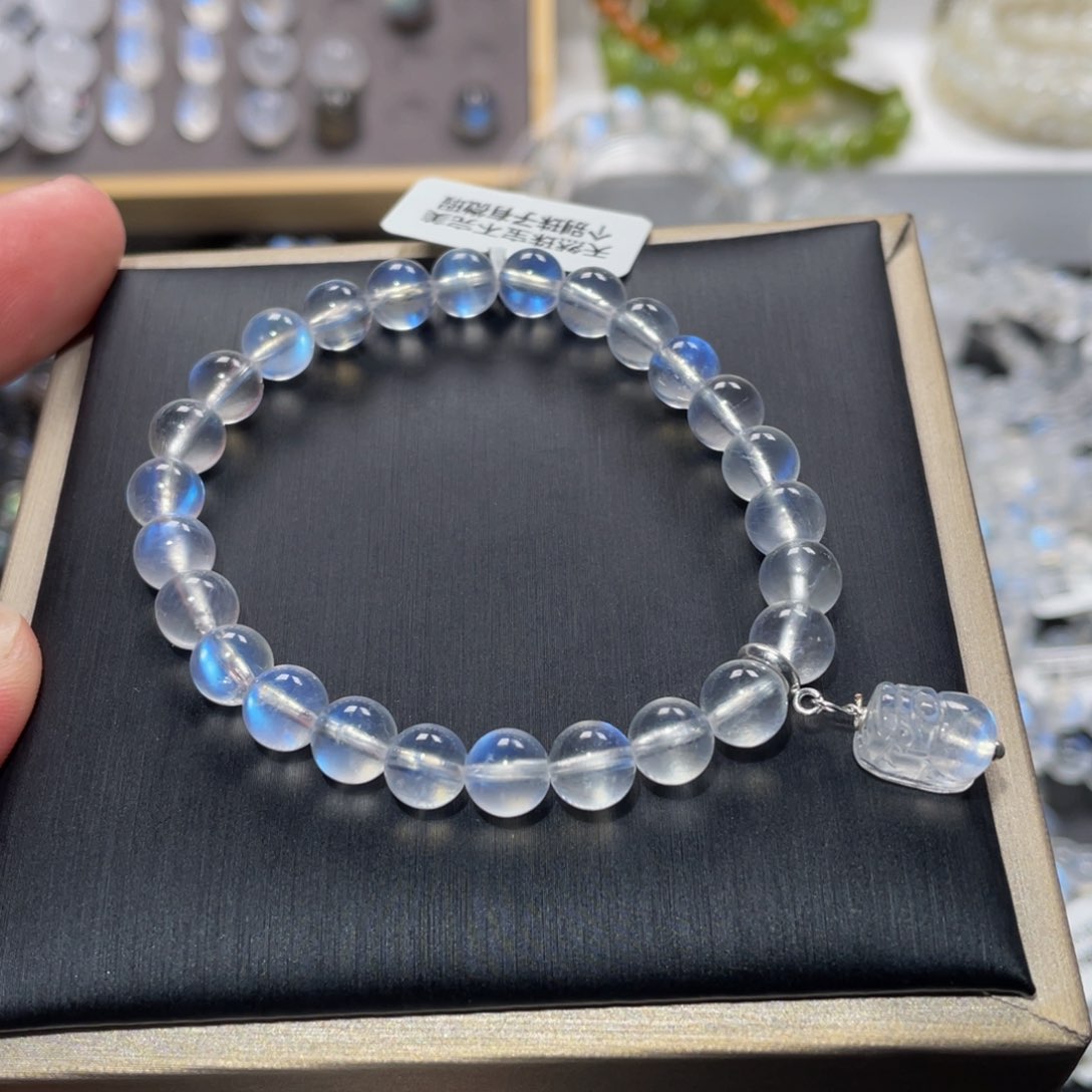 手链未镶嵌长石釗*蓝月光手链7.5m