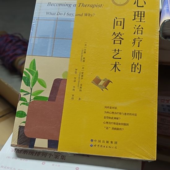 心理治疗师的问答艺术，瓶装塑封。