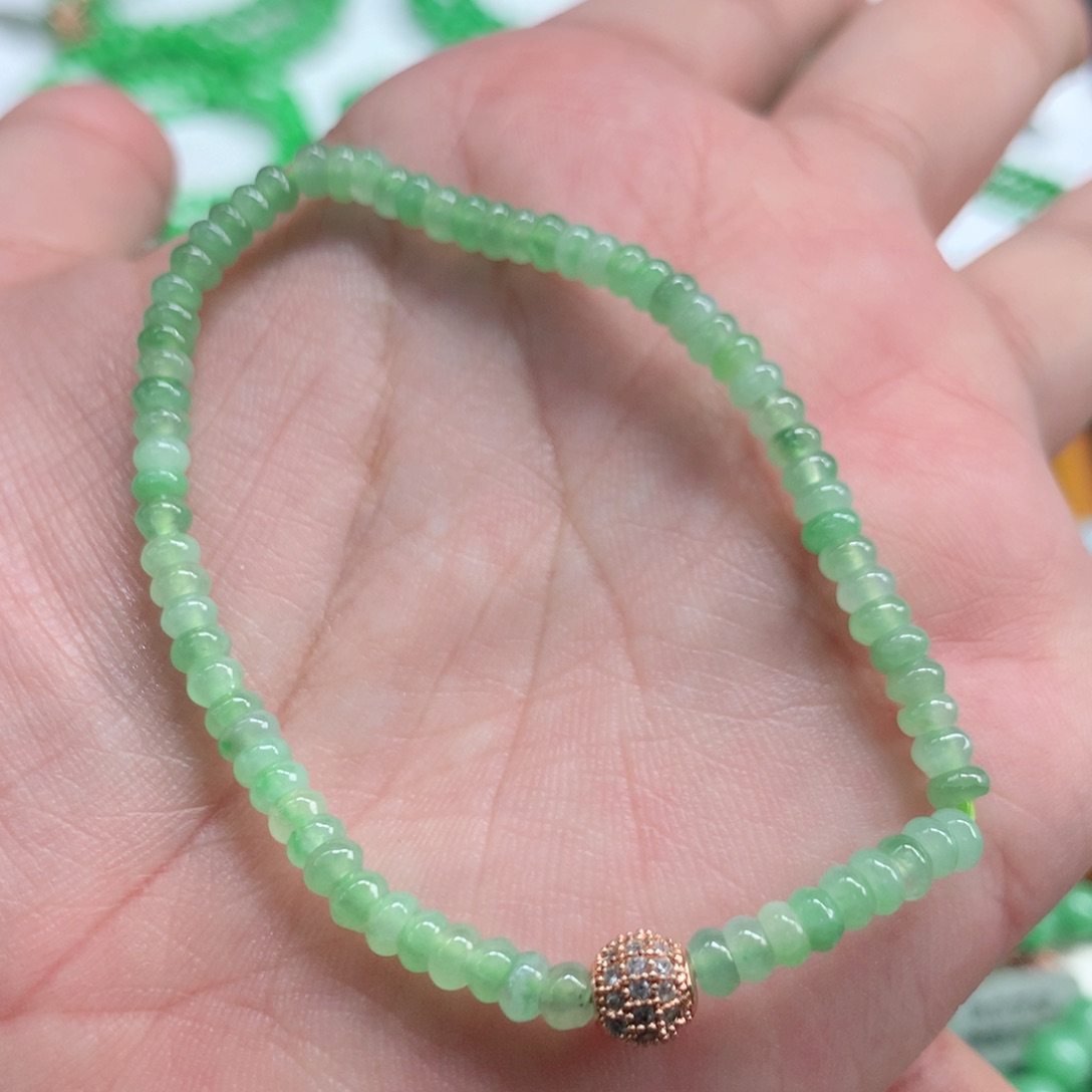 翡翠未镶嵌手链翡翠