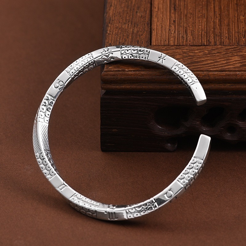 足银手链 999莫比乌斯环手镯A160