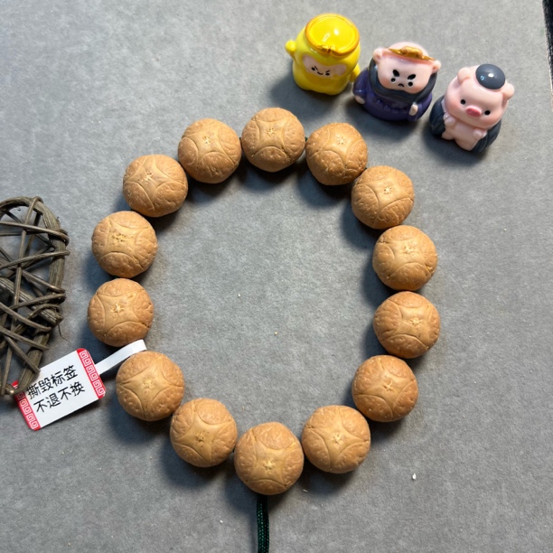 〖B419171〗25年19毫米尼泊尔麒麟眼菩提手串原生态精挑文玩手串