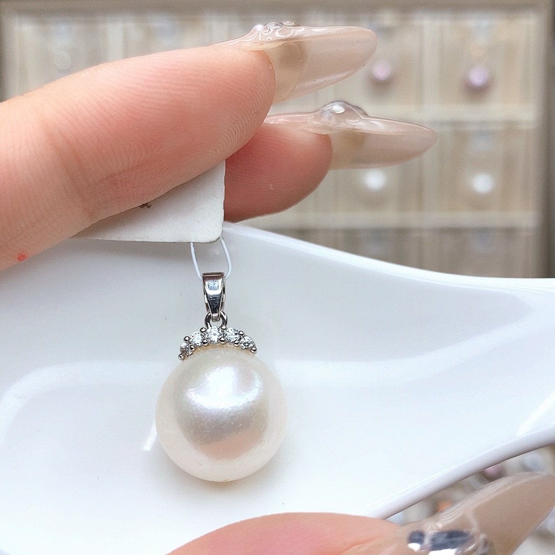 淡水珍珠未镶嵌吊坠(赠链)