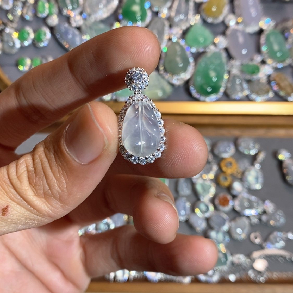 【闪购商品】翡翠颈饰未镶嵌翡翠