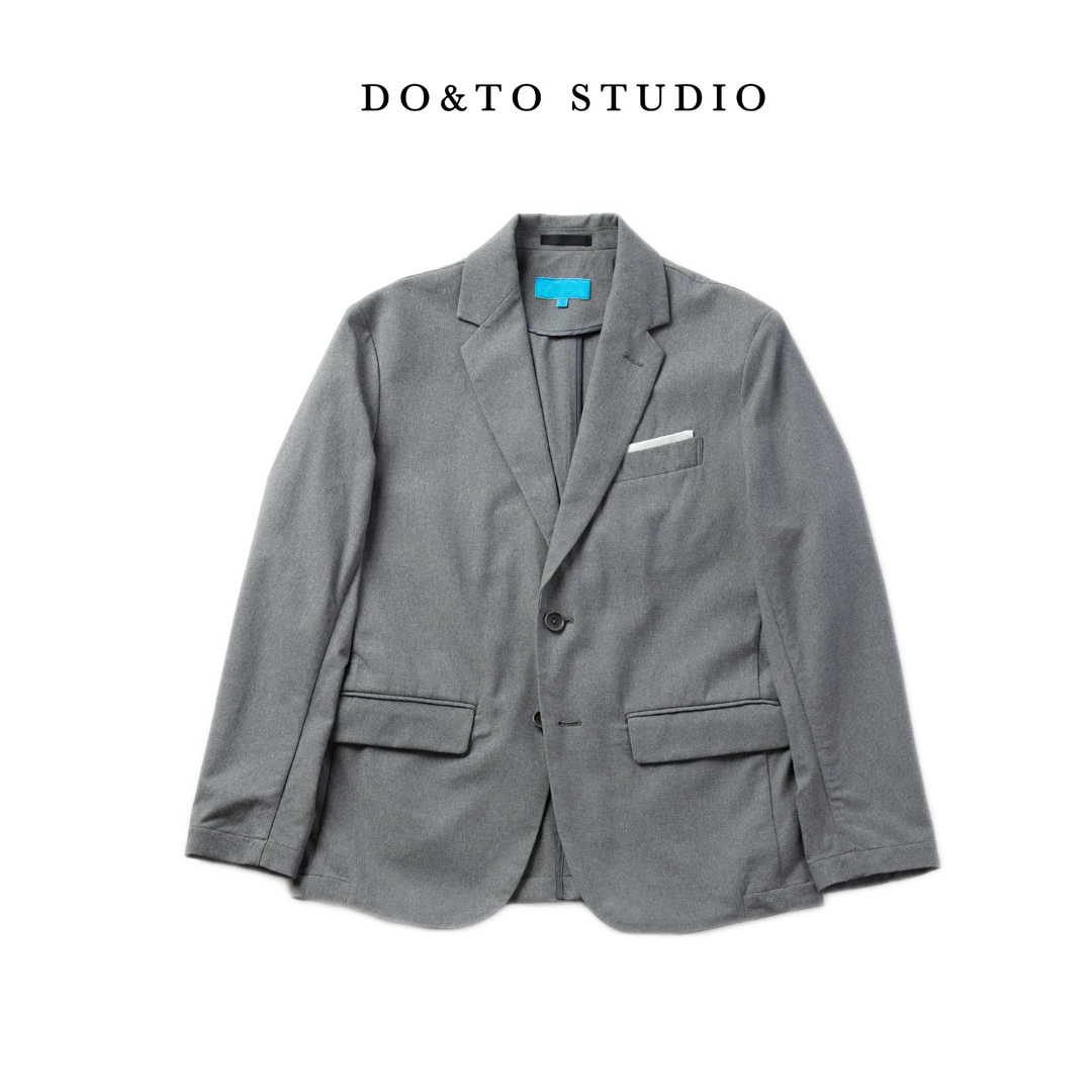 DO&TO-日单纯原-男士春夏梅雨季必备吸湿速干高弹抗皱休闲西装