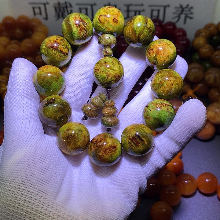 手串/手链松木（琥珀木）2.0 水墨丹青高货