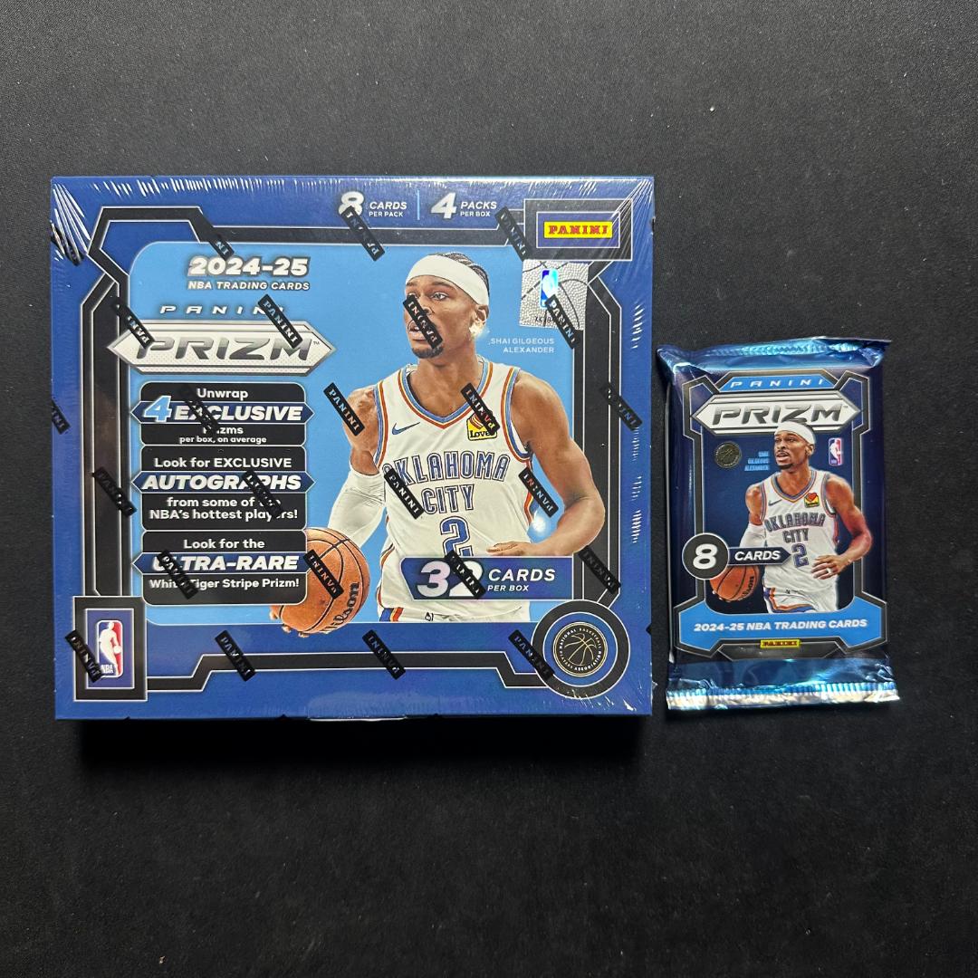 【拆盒】2024-25 Prizm 中文版 中国版 帕尼尼 球星卡 盲盒【代拆】
