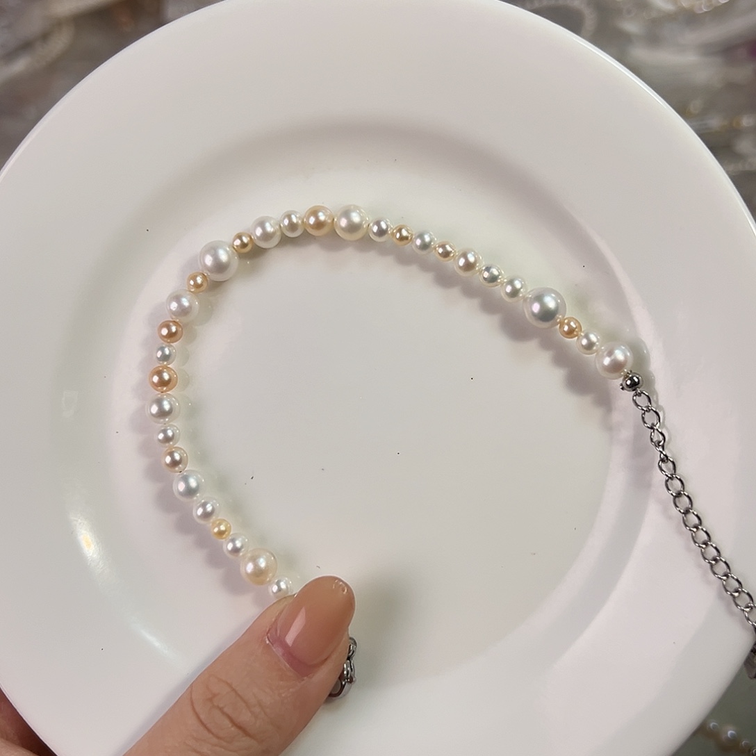 漫***喵合金设计款珠宝淡水珍珠