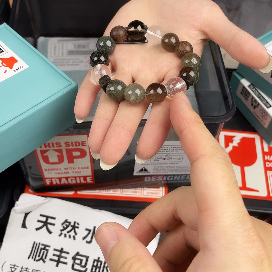 水晶银S925镶嵌手链