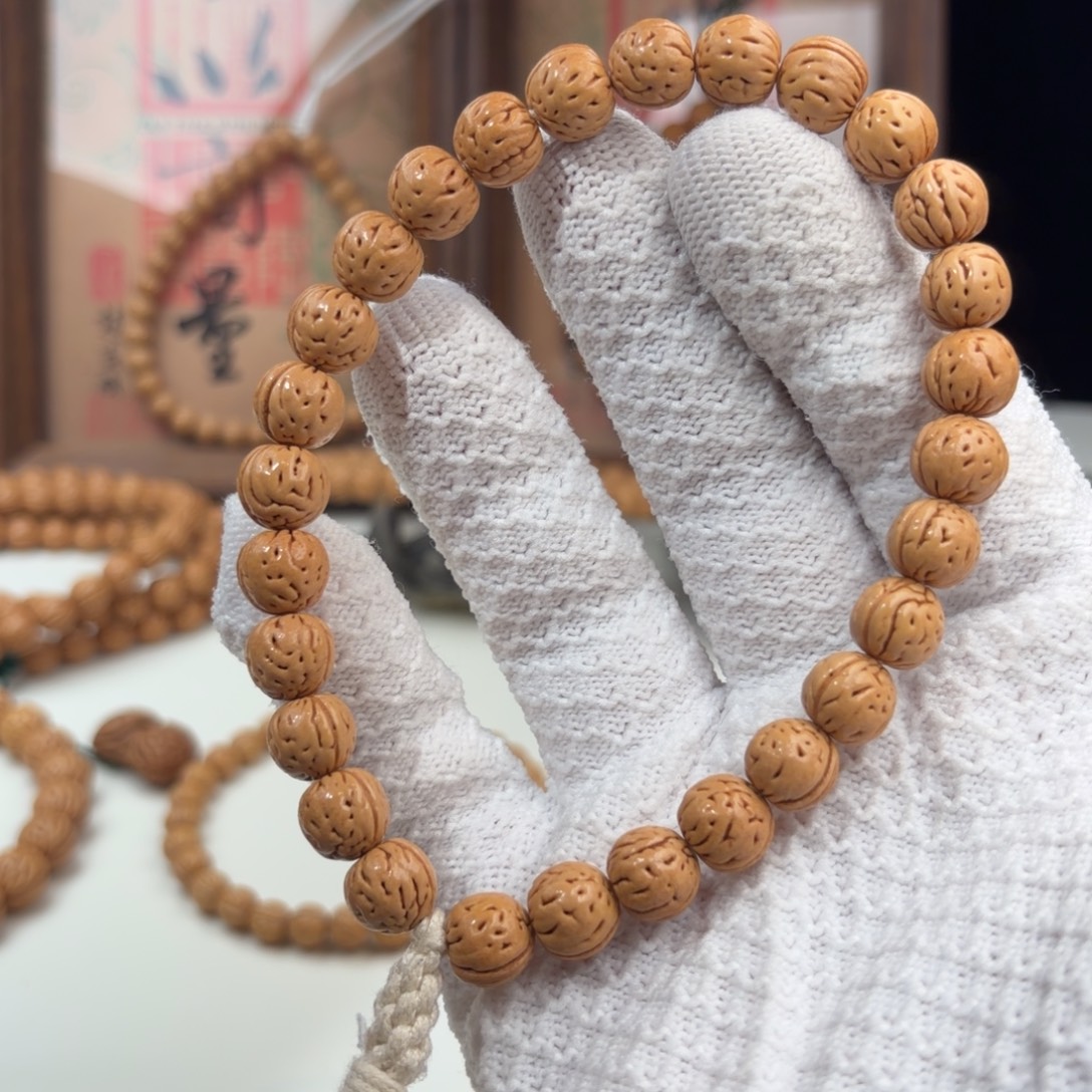 大***计手串桃核1.0「灵眸」野生桃核手持